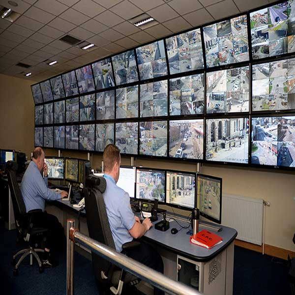 CCTV surveillance monitoring in a security control environment